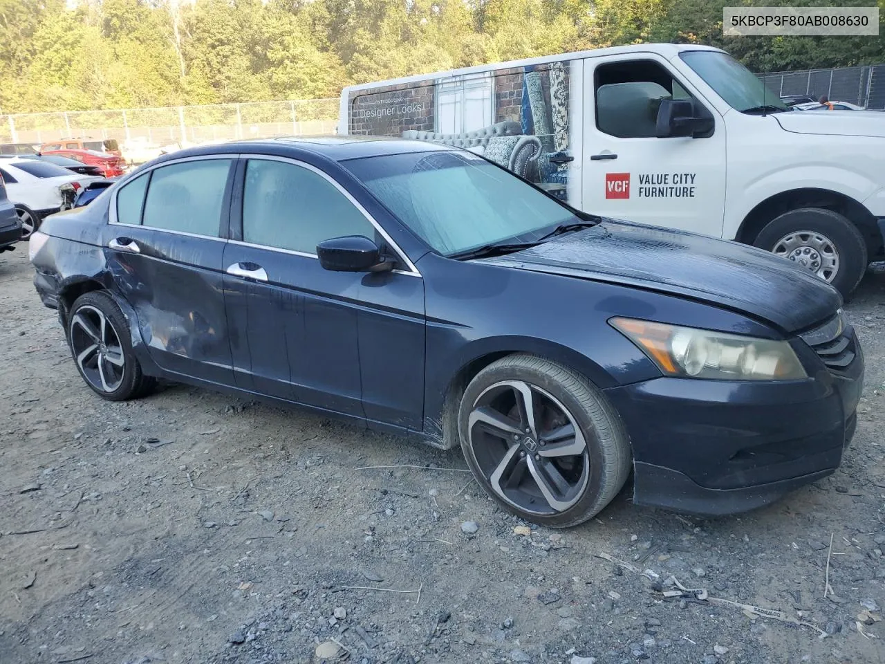 2010 Honda Accord Exl VIN: 5KBCP3F80AB008630 Lot: 70976714