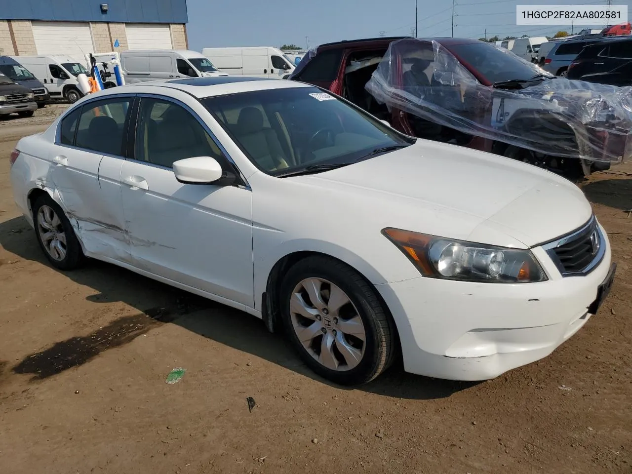 1HGCP2F82AA802581 2010 Honda Accord Exl