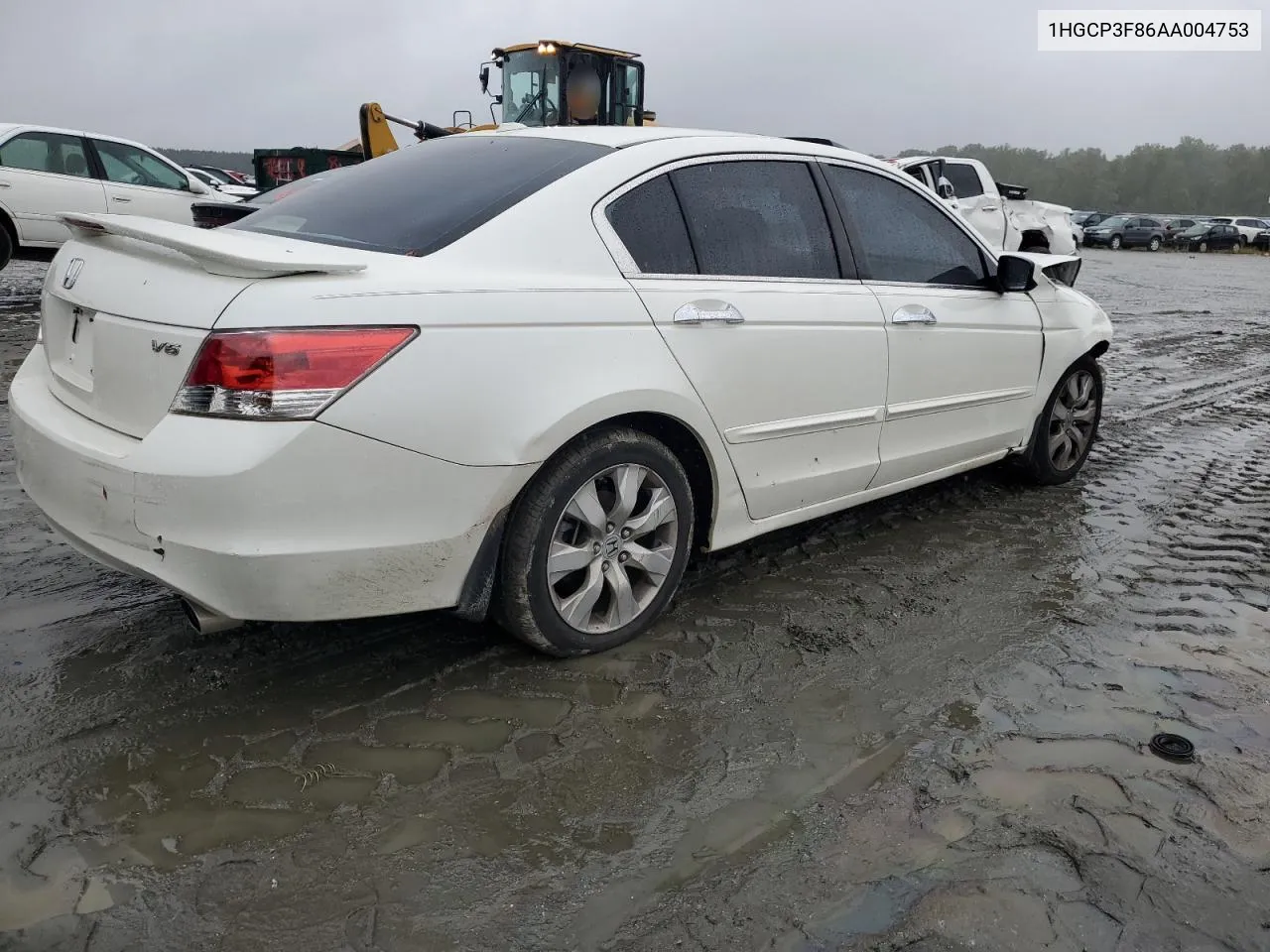 1HGCP3F86AA004753 2010 Honda Accord Exl