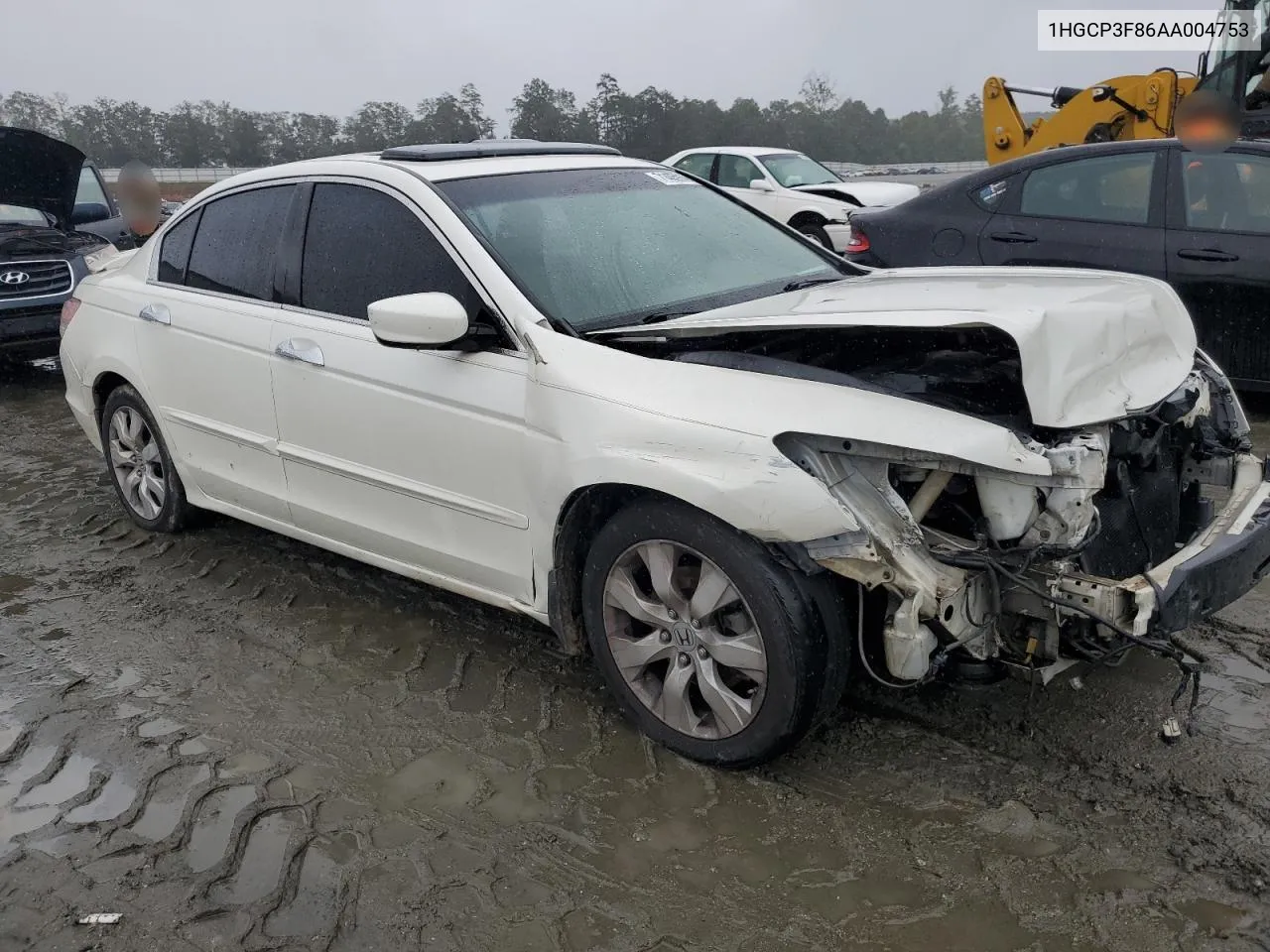 2010 Honda Accord Exl VIN: 1HGCP3F86AA004753 Lot: 71405914