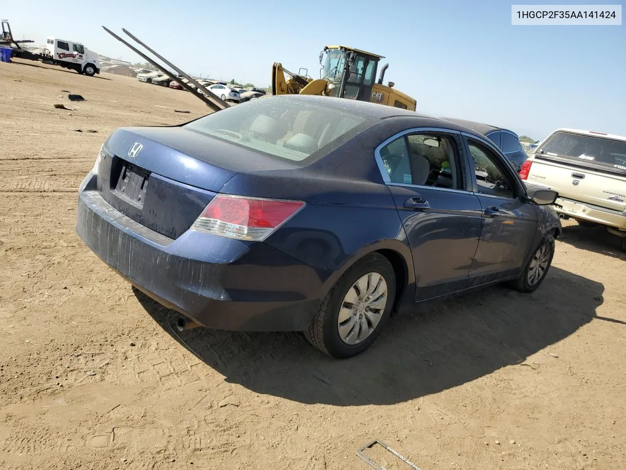 1HGCP2F35AA141424 2010 Honda Accord Lx