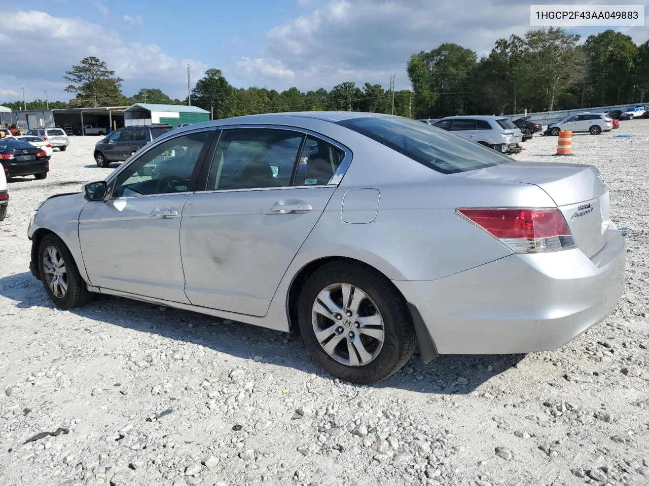 2010 Honda Accord Lxp VIN: 1HGCP2F43AA049883 Lot: 71631564