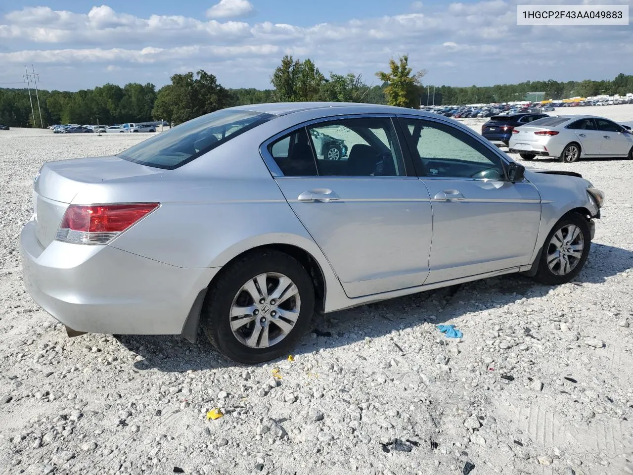 2010 Honda Accord Lxp VIN: 1HGCP2F43AA049883 Lot: 71631564