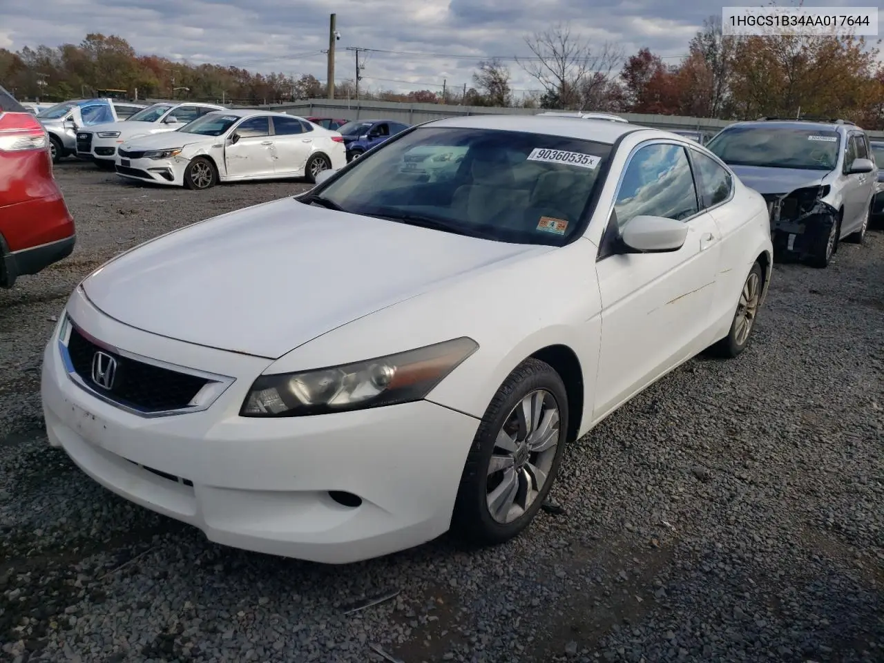 1HGCS1B34AA017644 2010 Honda Accord
