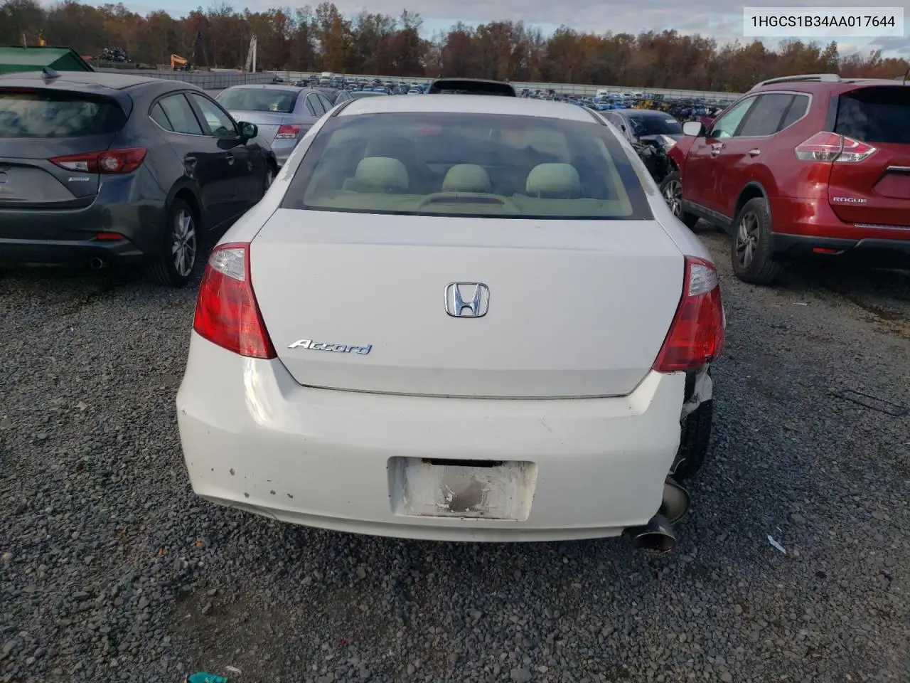 1HGCS1B34AA017644 2010 Honda Accord