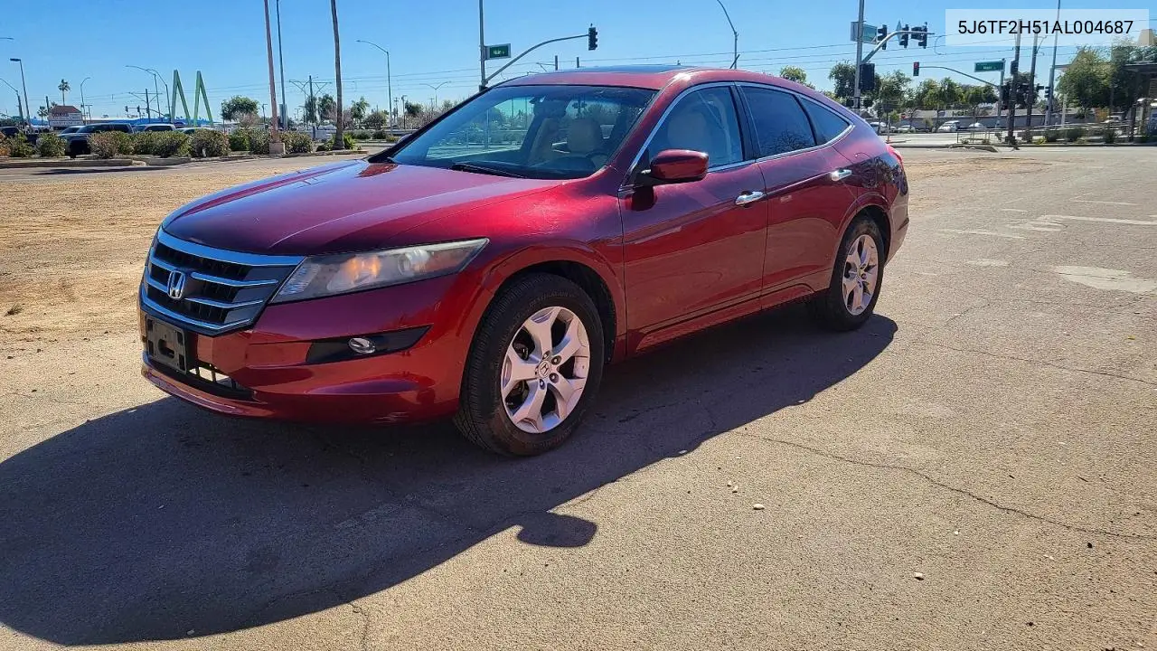 5J6TF2H51AL004687 2010 Honda Accord Crosstour Exl