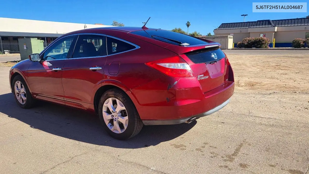 5J6TF2H51AL004687 2010 Honda Accord Crosstour Exl