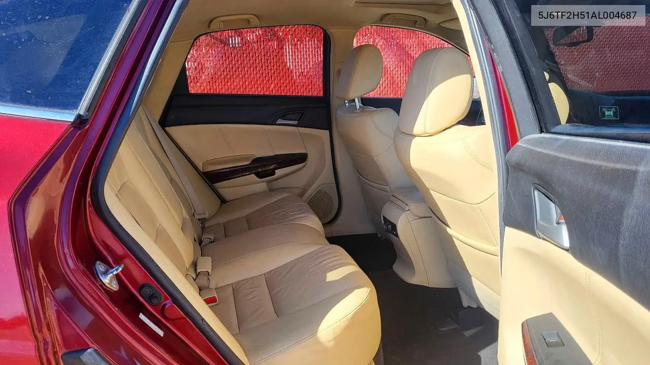 5J6TF2H51AL004687 2010 Honda Accord Crosstour Exl