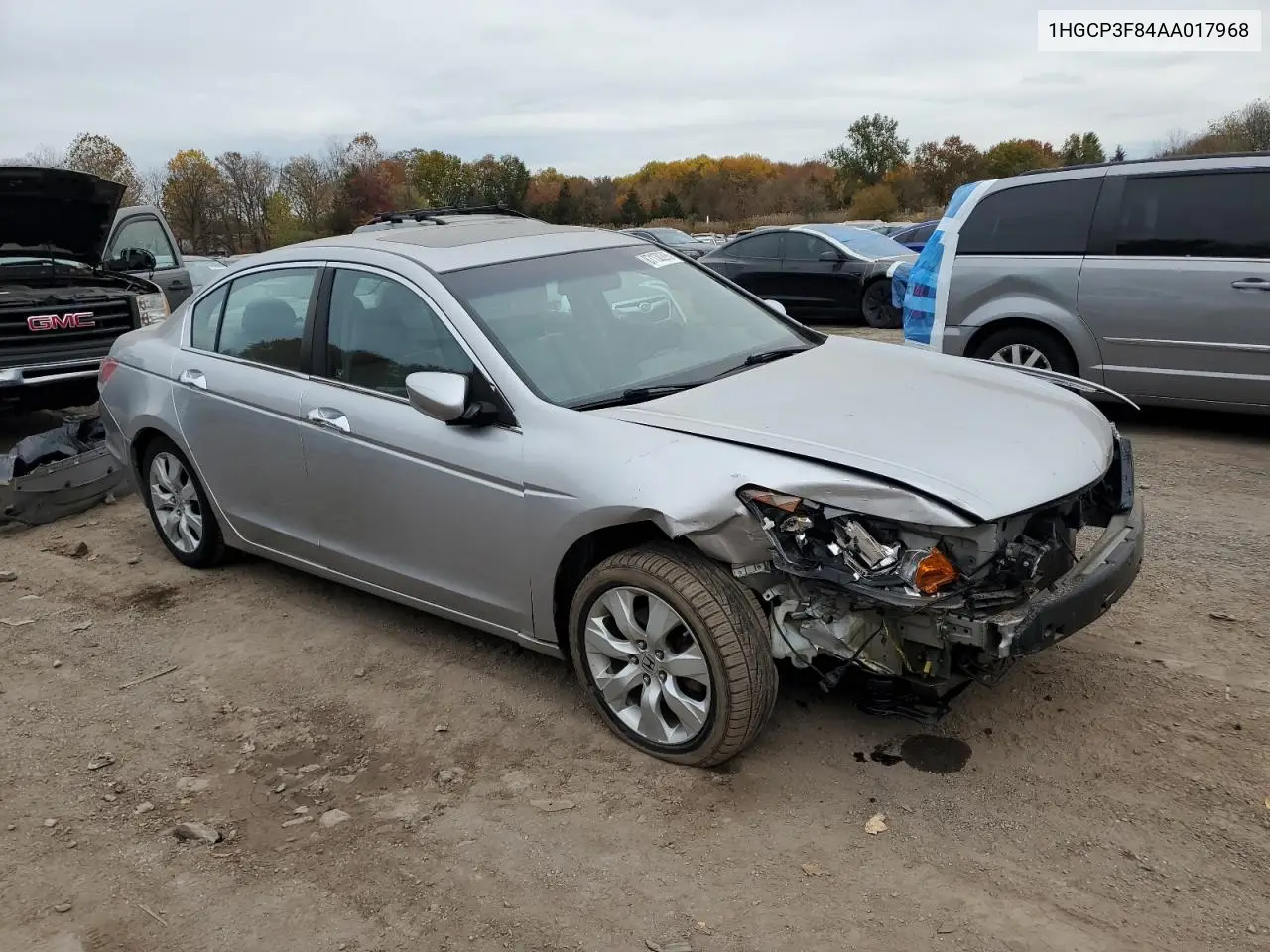 1HGCP3F84AA017968 2010 Honda Accord Exl