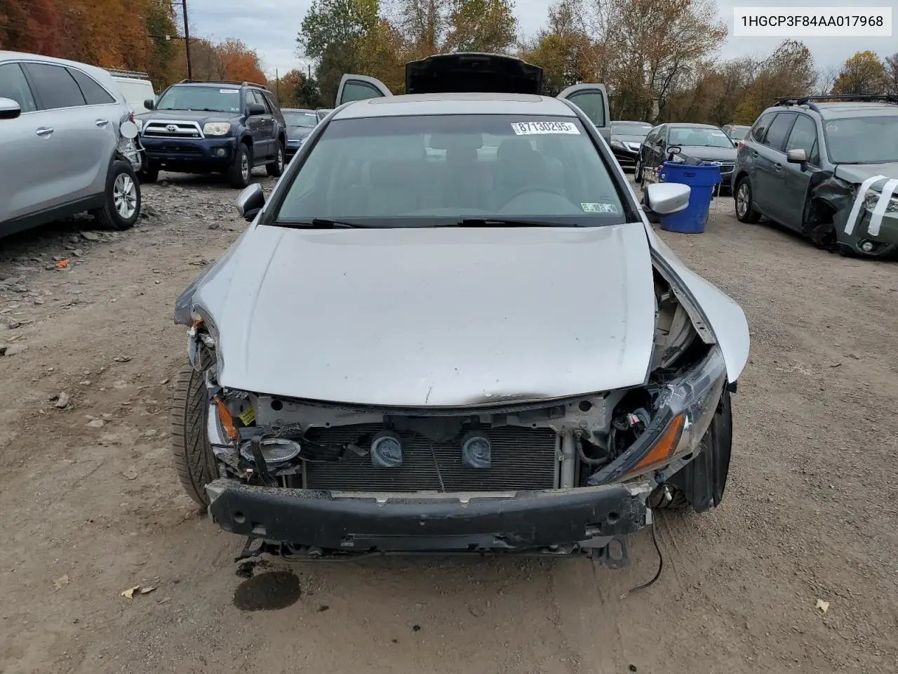 1HGCP3F84AA017968 2010 Honda Accord Exl
