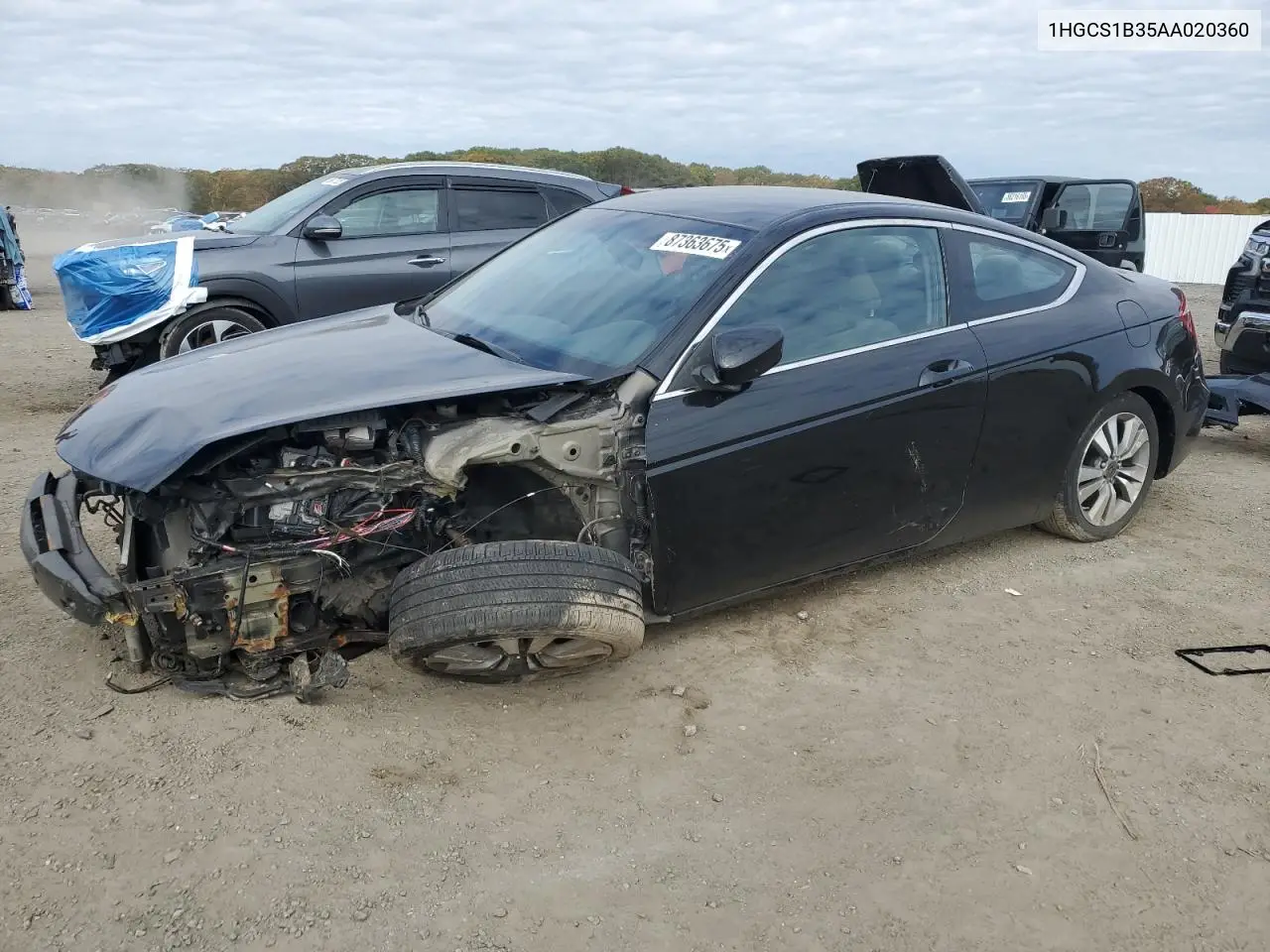 1HGCS1B35AA020360 2010 Honda Accord Lx
