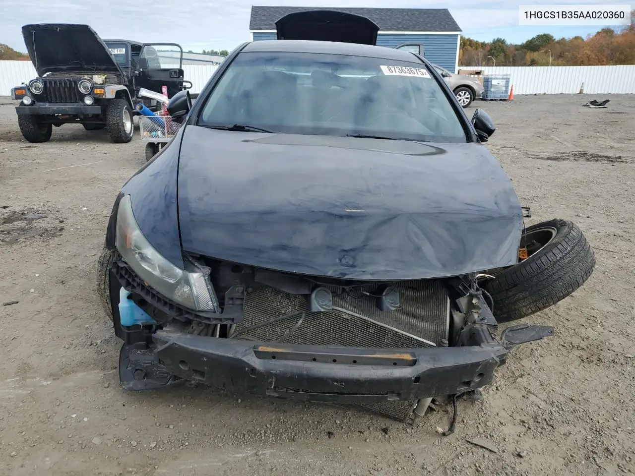 1HGCS1B35AA020360 2010 Honda Accord Lx