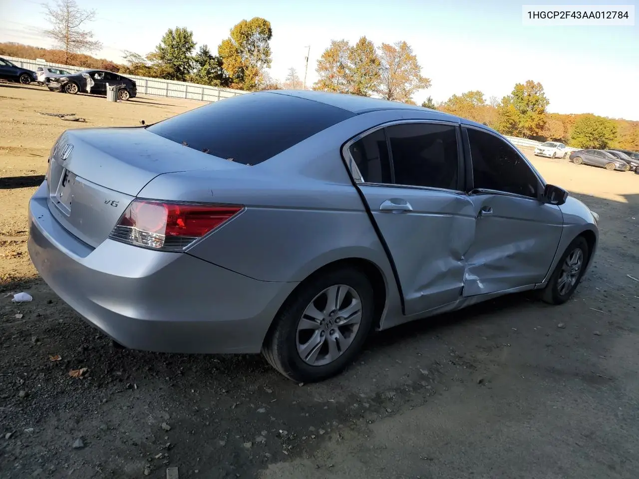 1HGCP2F43AA012784 2010 Honda Accord Lxp