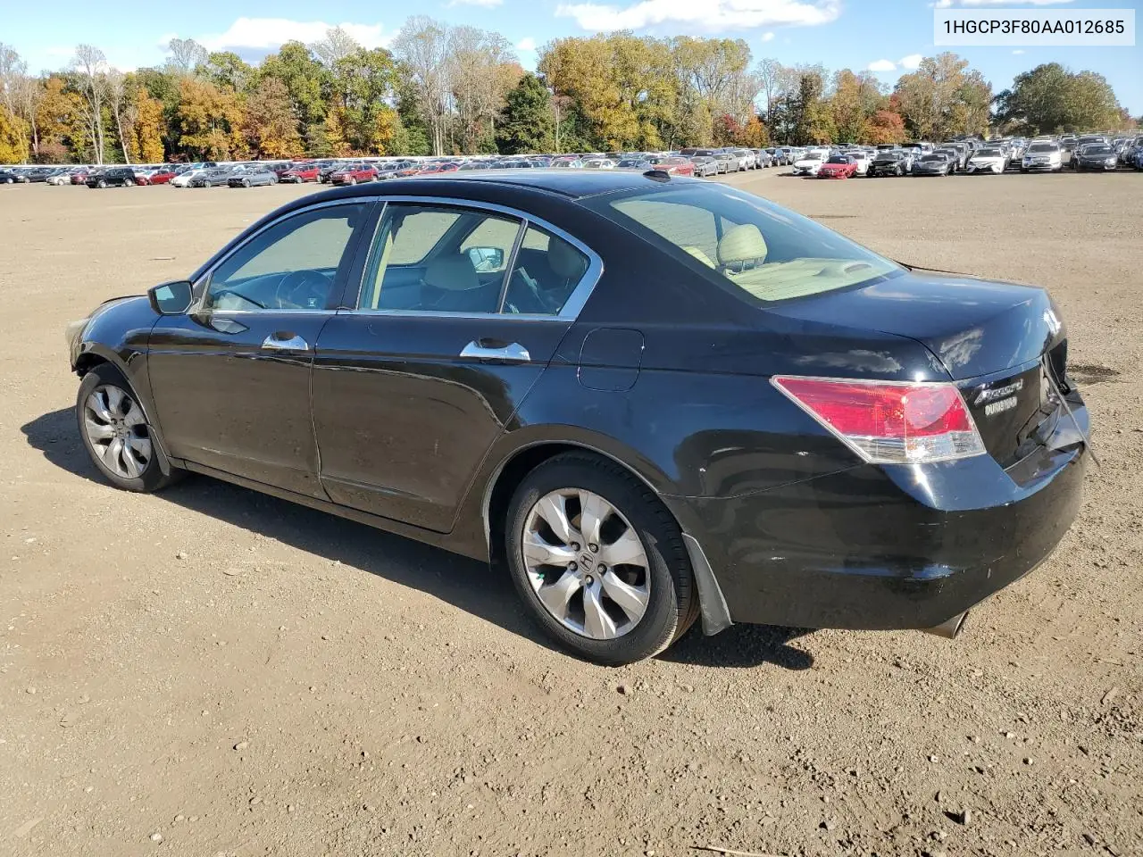 1HGCP3F80AA012685 2010 Honda Accord Exl