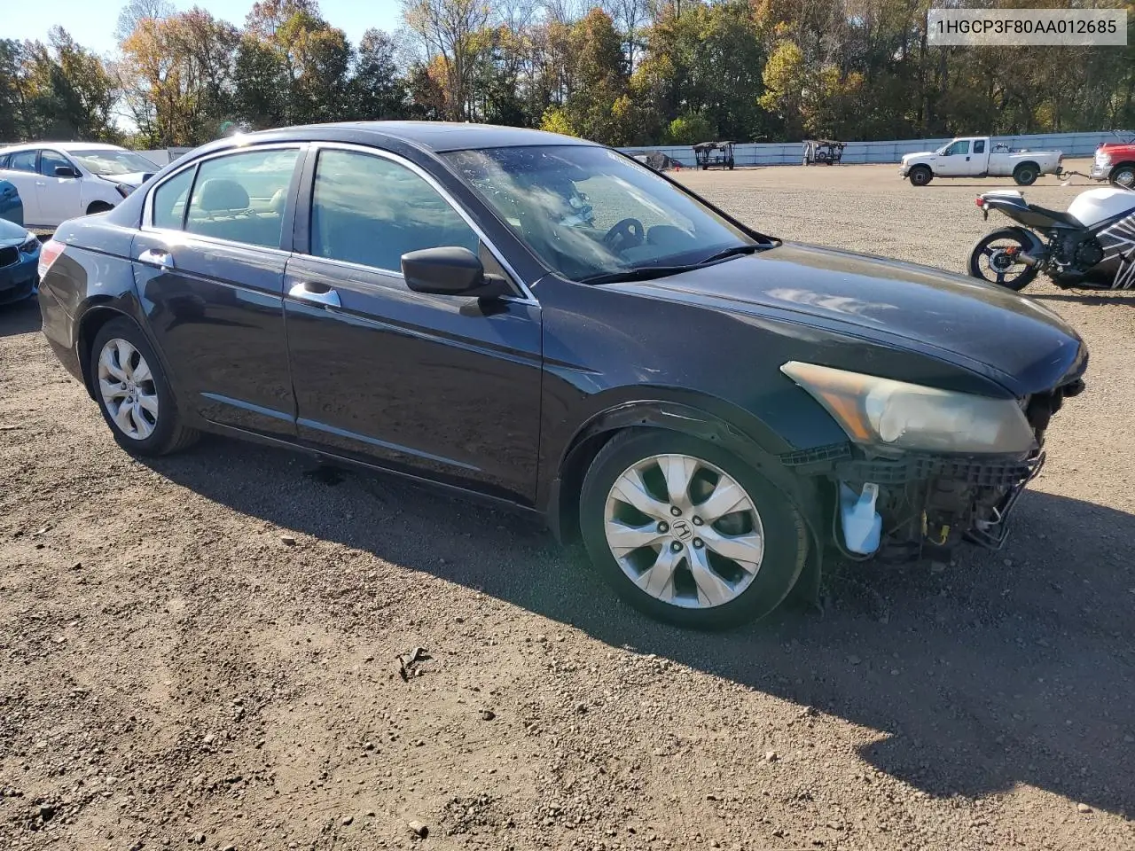1HGCP3F80AA012685 2010 Honda Accord Exl
