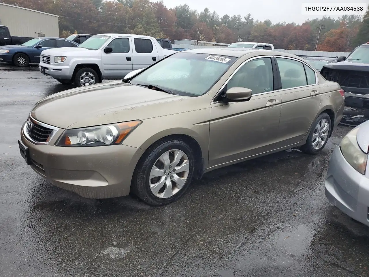 1HGCP2F77AA034538 2010 Honda Accord Ex
