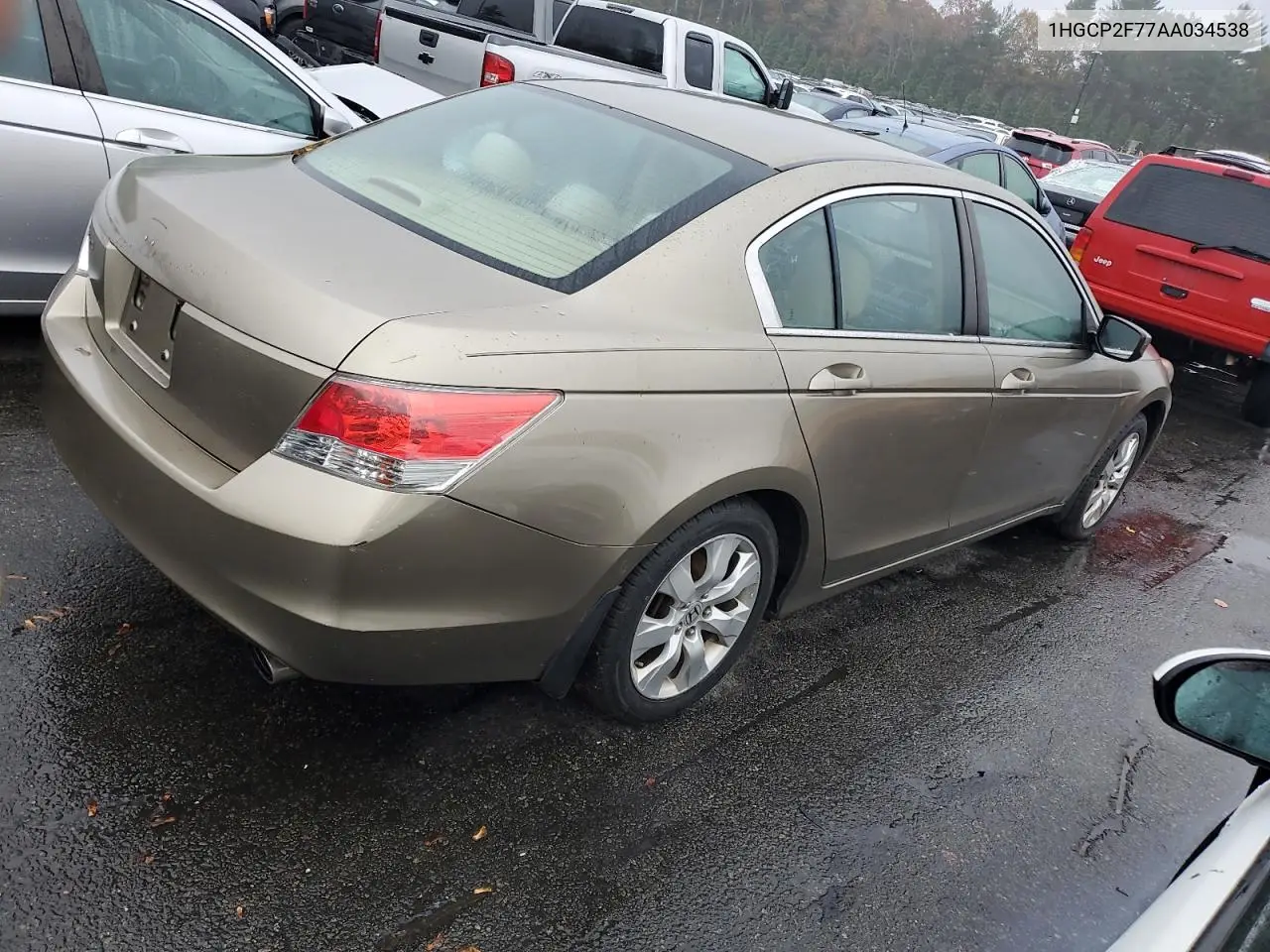 1HGCP2F77AA034538 2010 Honda Accord Ex