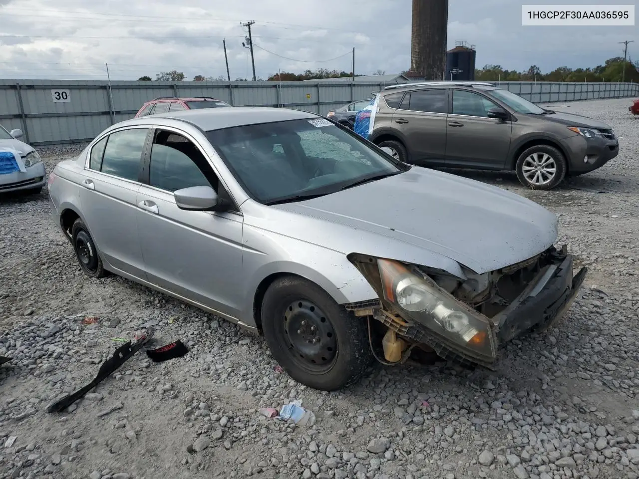 1HGCP2F30AA036595 2010 Honda Accord Lx