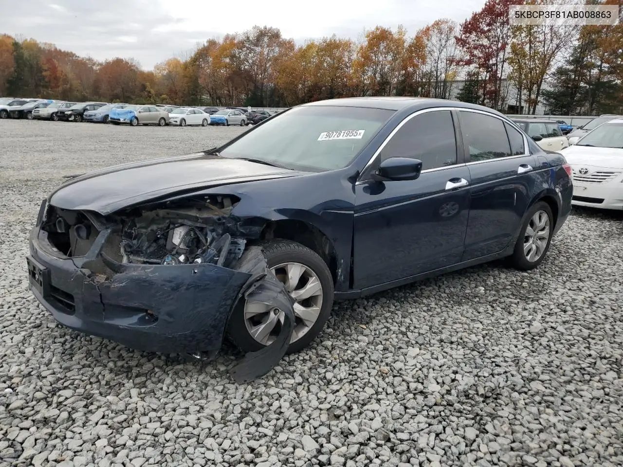5KBCP3F81AB008863 2010 Honda Accord Exl
