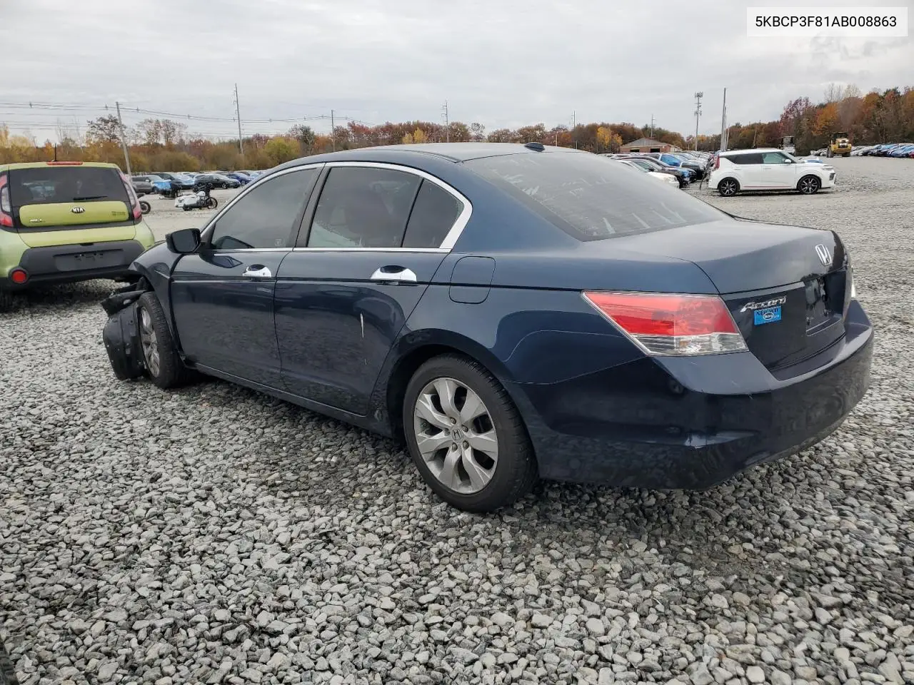 5KBCP3F81AB008863 2010 Honda Accord Exl