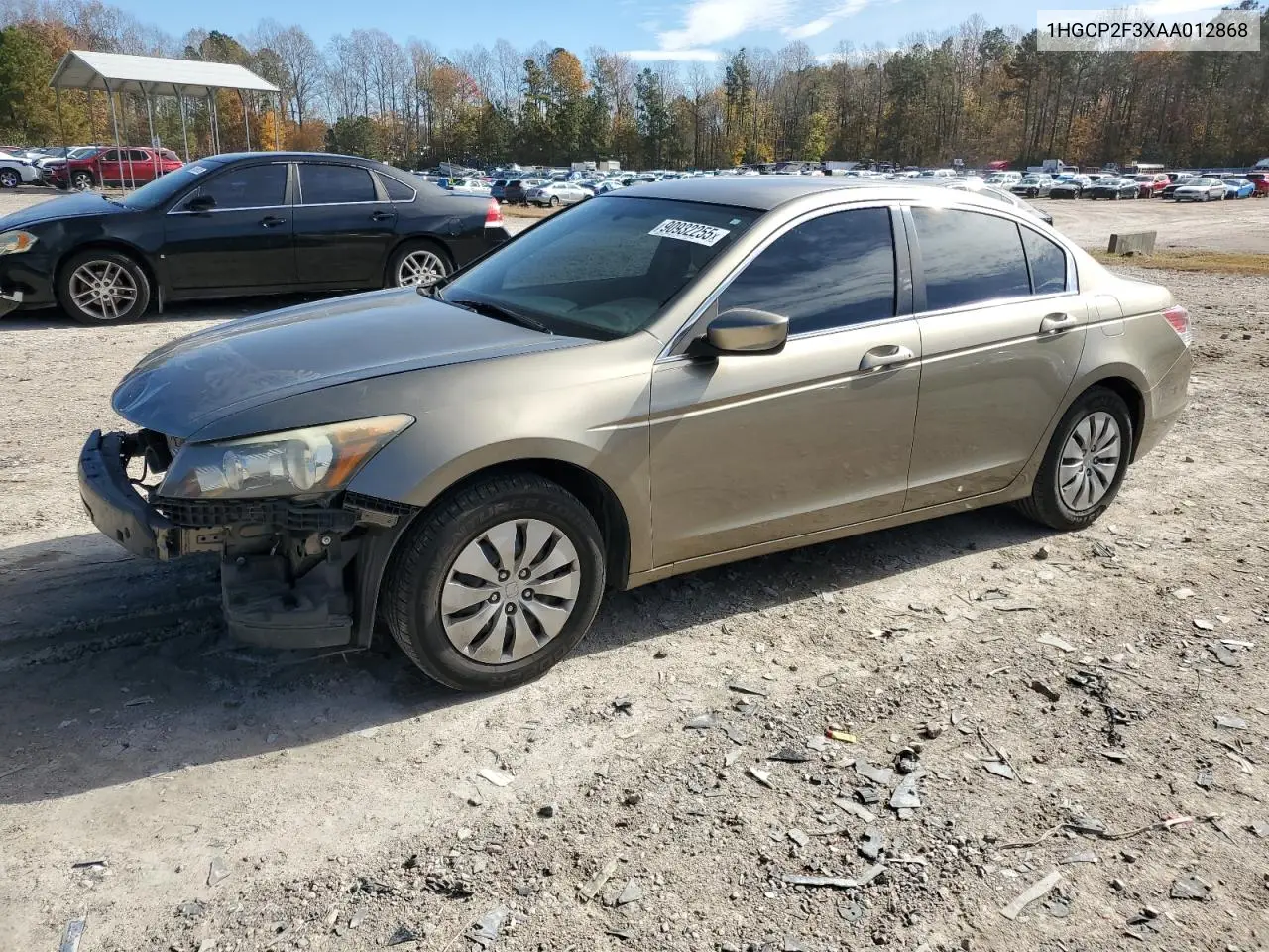 1HGCP2F3XAA012868 2010 Honda Accord Lx
