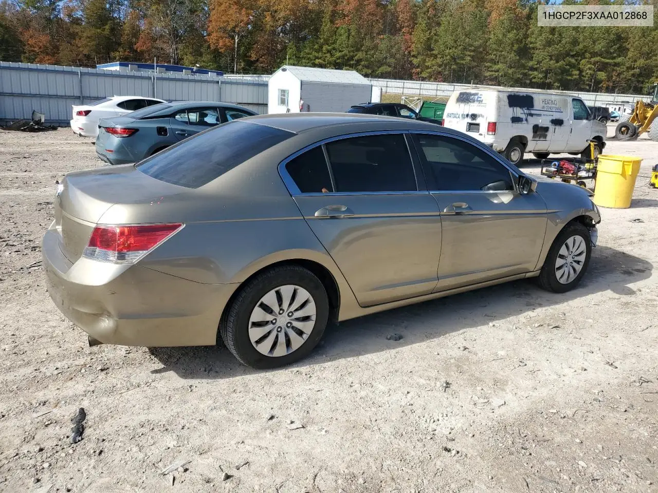 1HGCP2F3XAA012868 2010 Honda Accord Lx