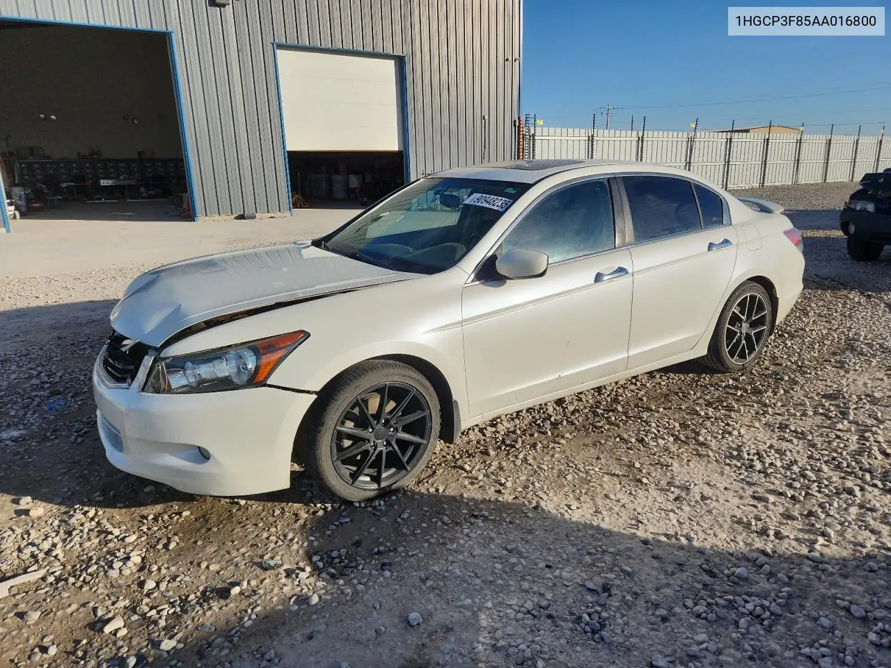 1HGCP3F85AA016800 2010 Honda Accord Exl