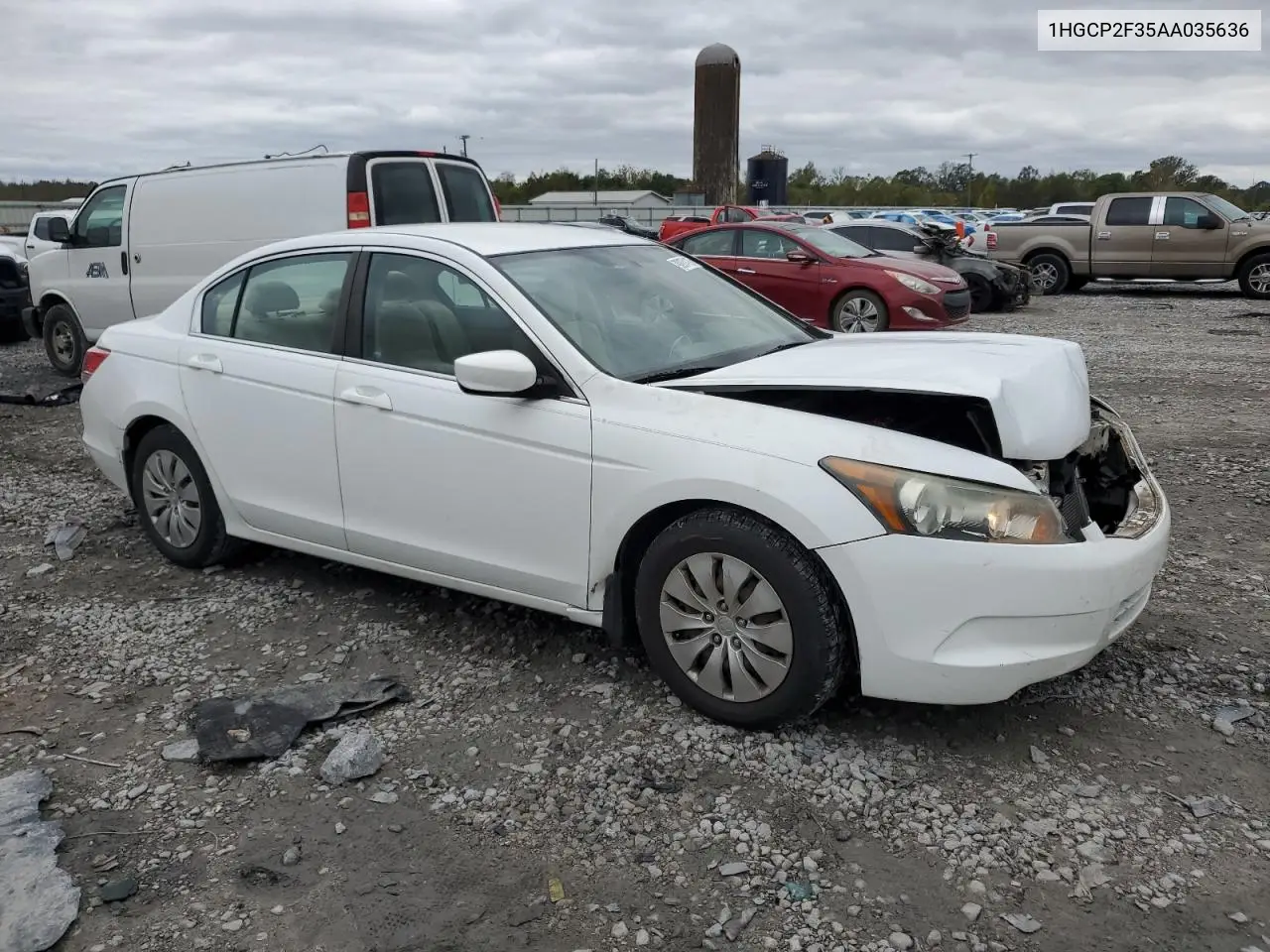 1HGCP2F35AA035636 2010 Honda Accord Lx