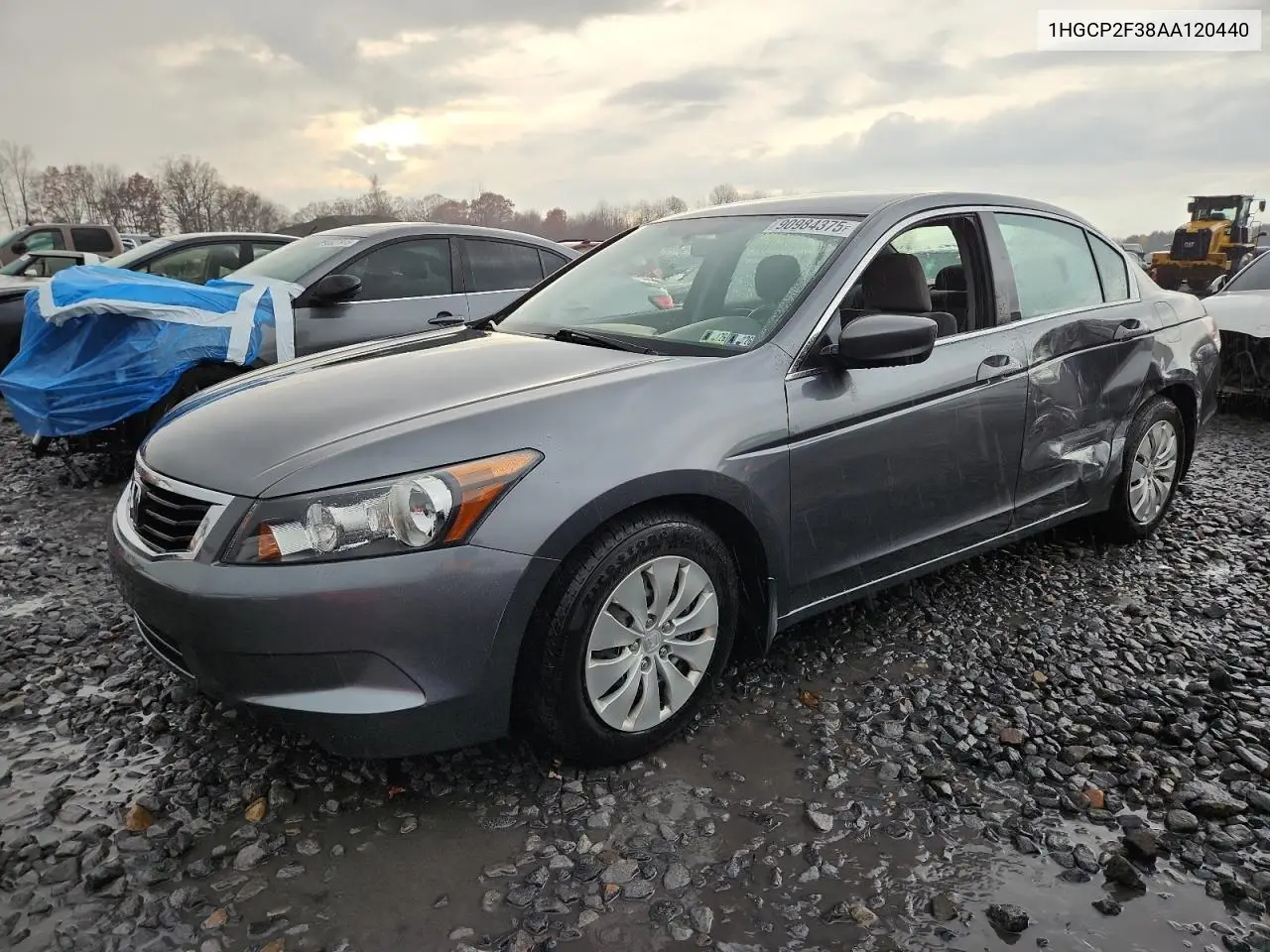 1HGCP2F38AA120440 2010 Honda Accord Lx