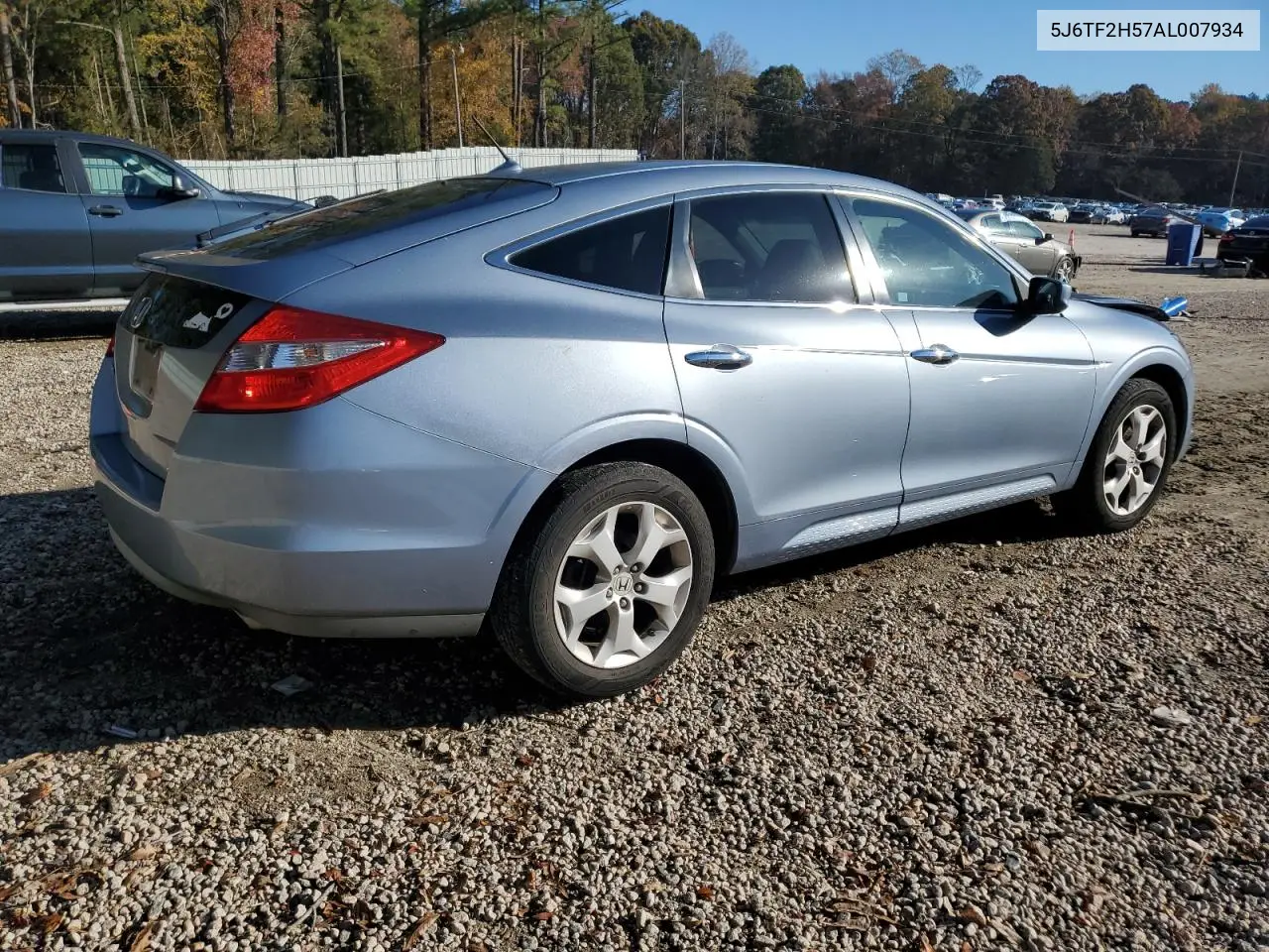 5J6TF2H57AL007934 2010 Honda Accord Crosstour Exl