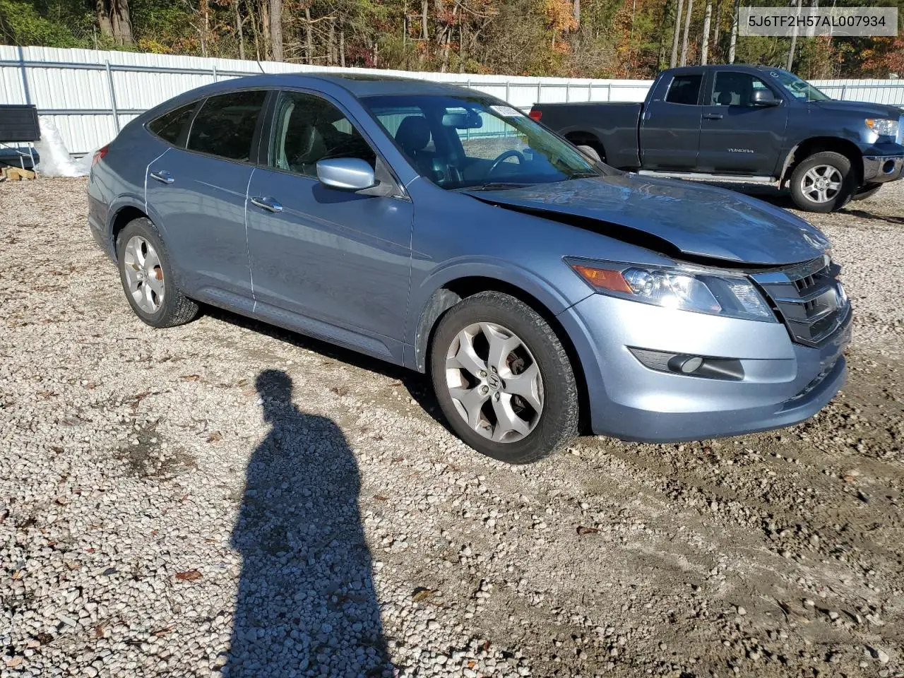 5J6TF2H57AL007934 2010 Honda Accord Crosstour Exl