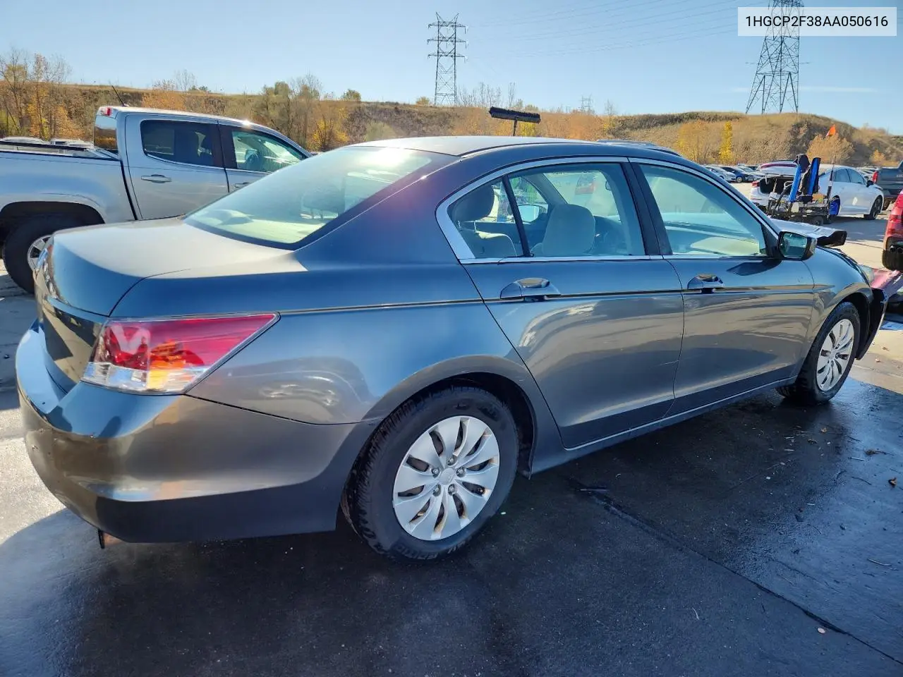 1HGCP2F38AA050616 2010 Honda Accord Lx