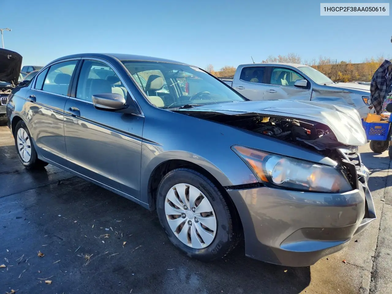 1HGCP2F38AA050616 2010 Honda Accord Lx