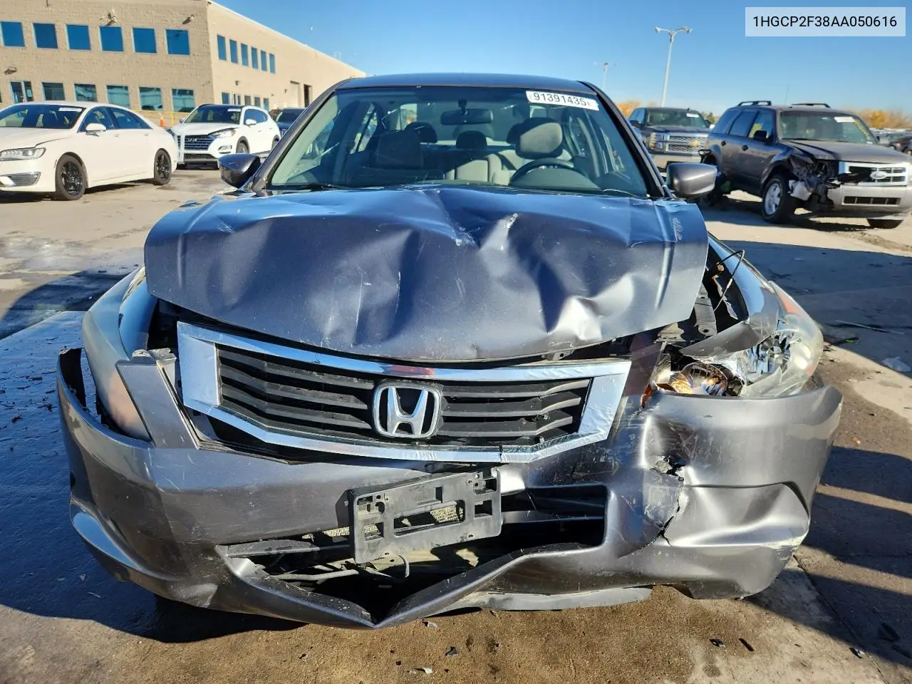 1HGCP2F38AA050616 2010 Honda Accord Lx