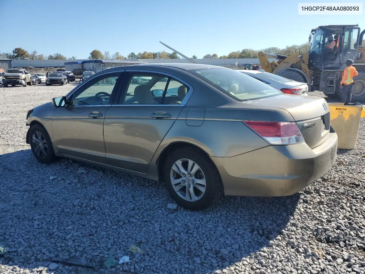 1HGCP2F48AA080093 2010 Honda Accord Lxp
