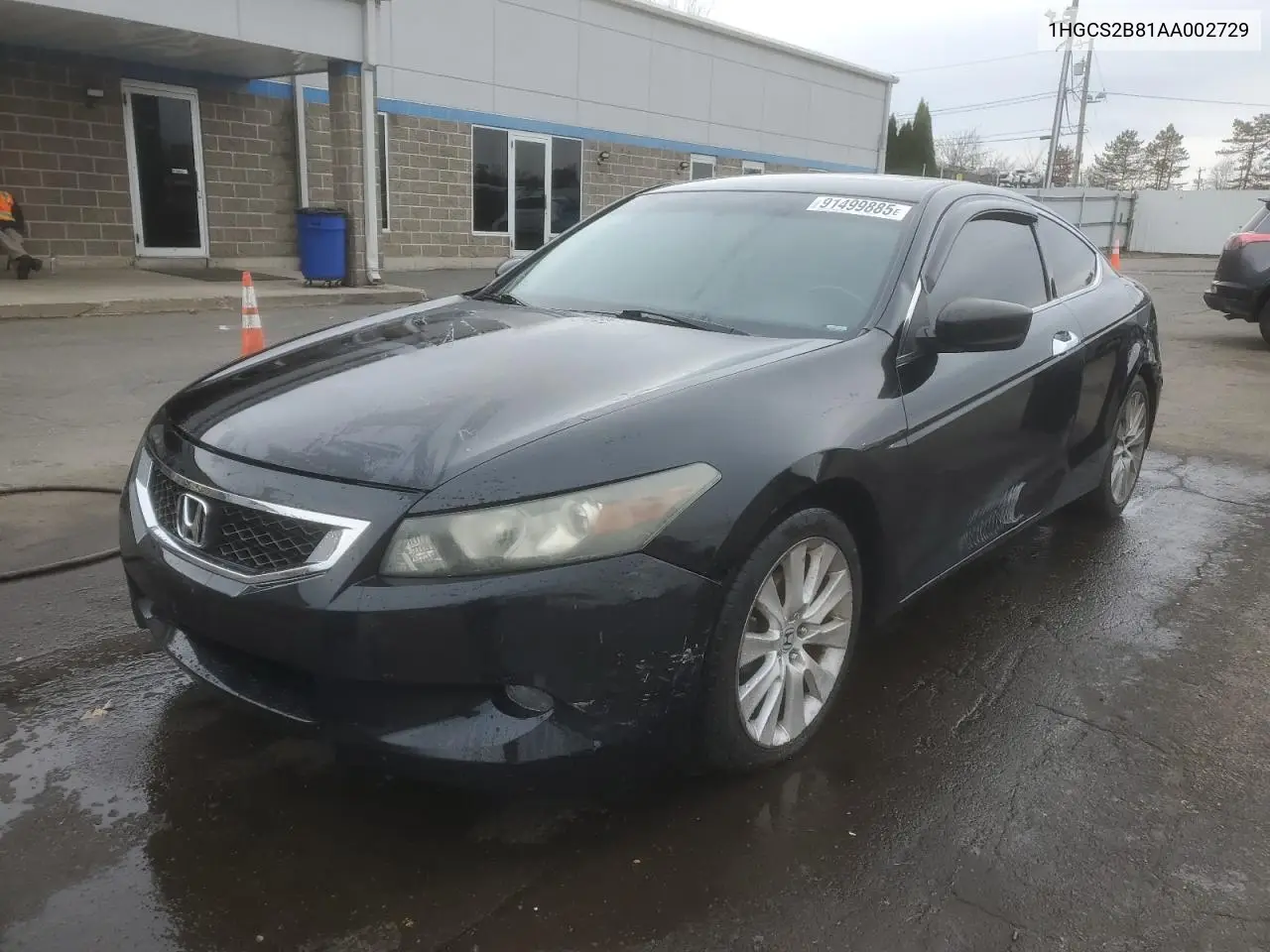 1HGCS2B81AA002729 2010 Honda Accord Exl