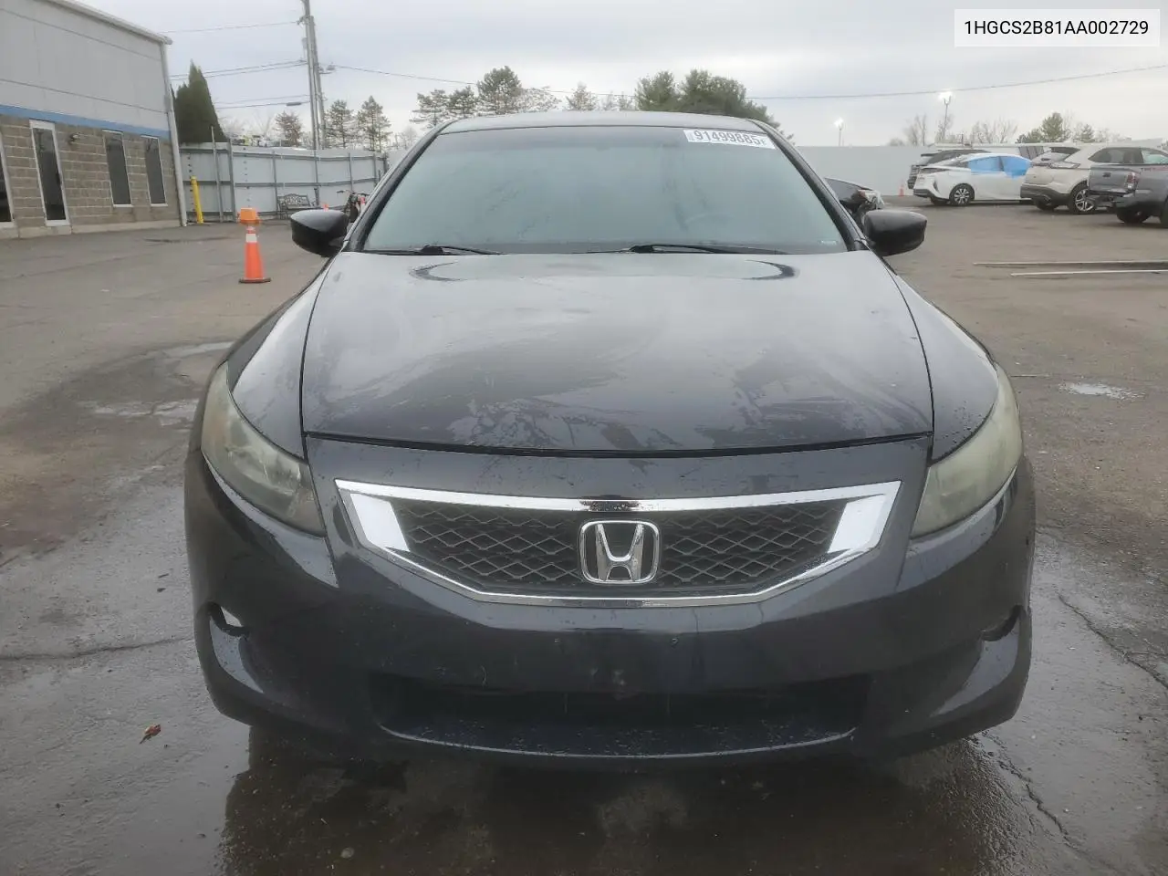 1HGCS2B81AA002729 2010 Honda Accord Exl