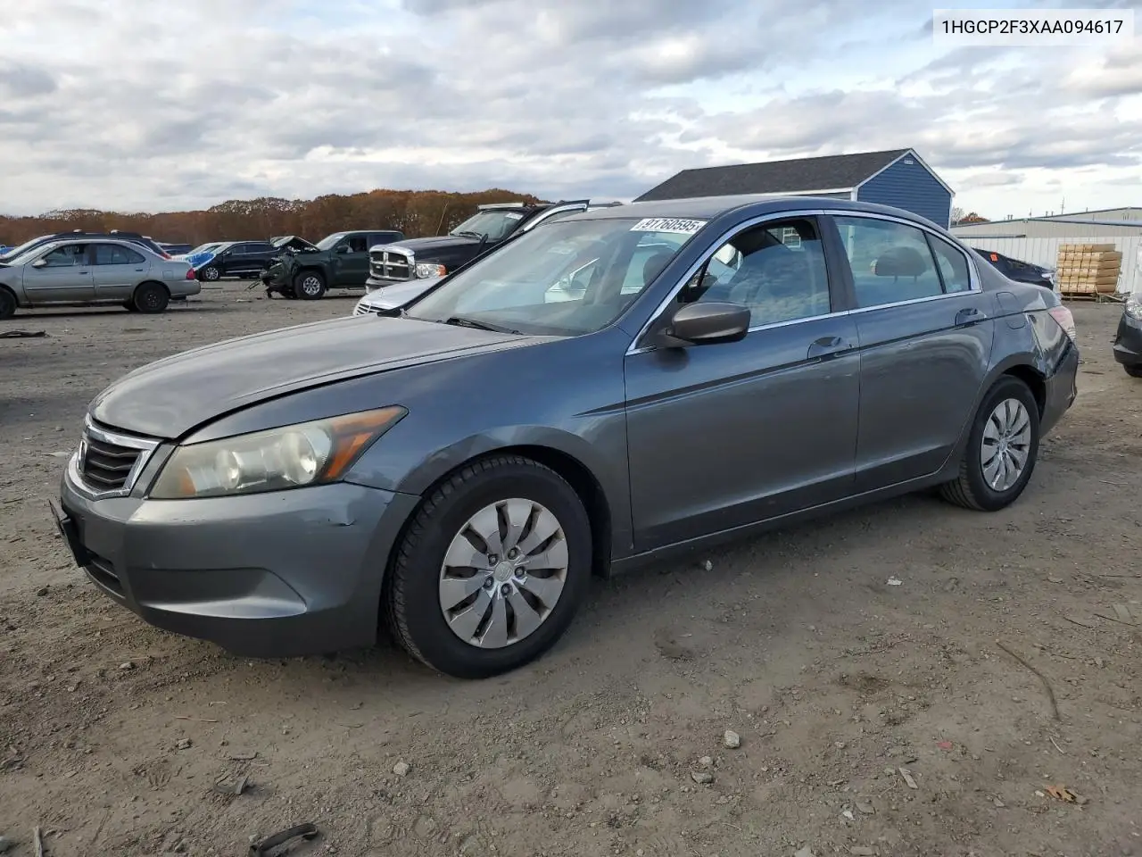 1HGCP2F3XAA094617 2010 Honda Accord Lx