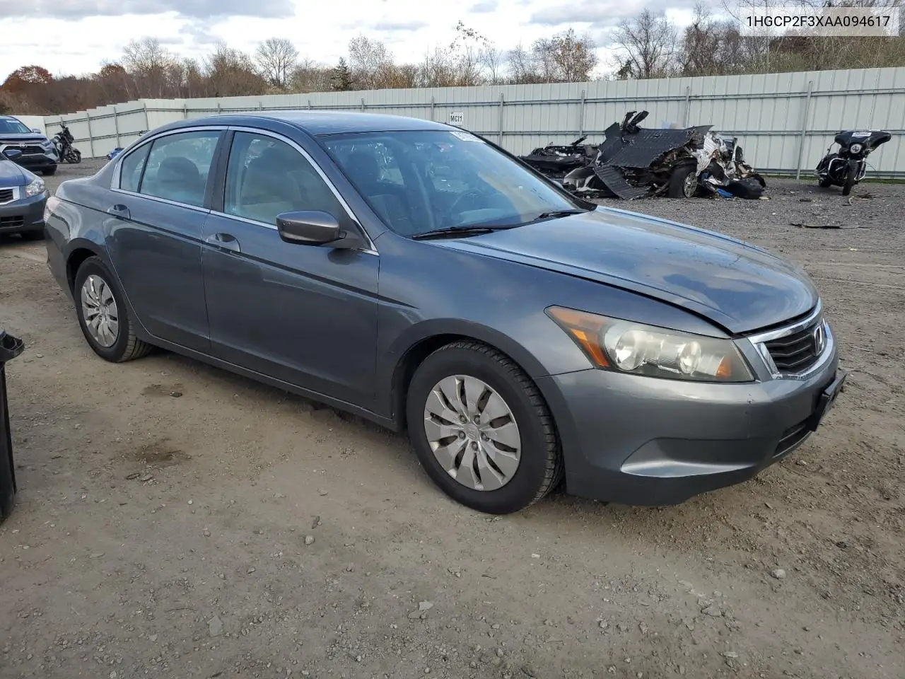 1HGCP2F3XAA094617 2010 Honda Accord Lx