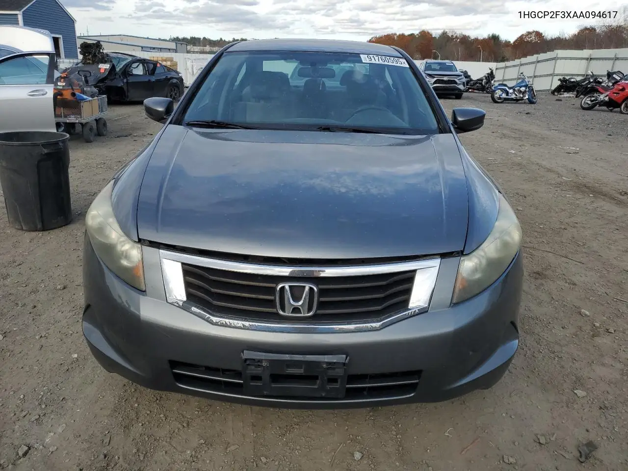 1HGCP2F3XAA094617 2010 Honda Accord Lx