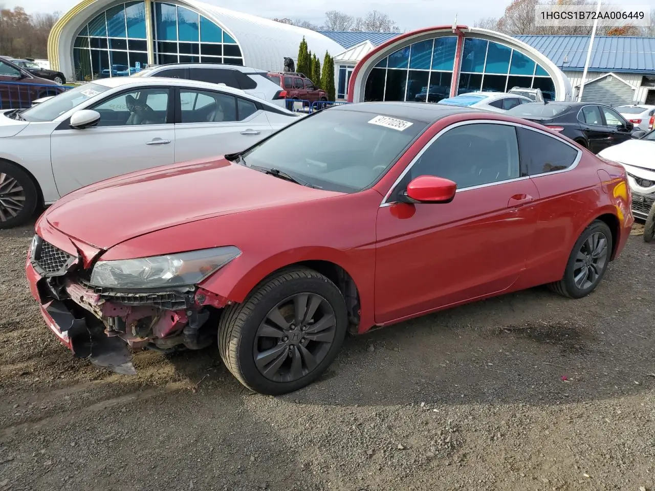 1HGCS1B72AA006449 2010 Honda Accord Ex