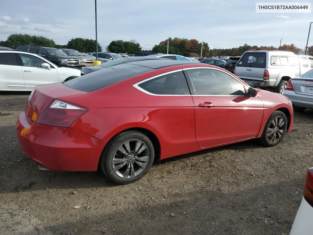 1HGCS1B72AA006449 2010 Honda Accord Ex