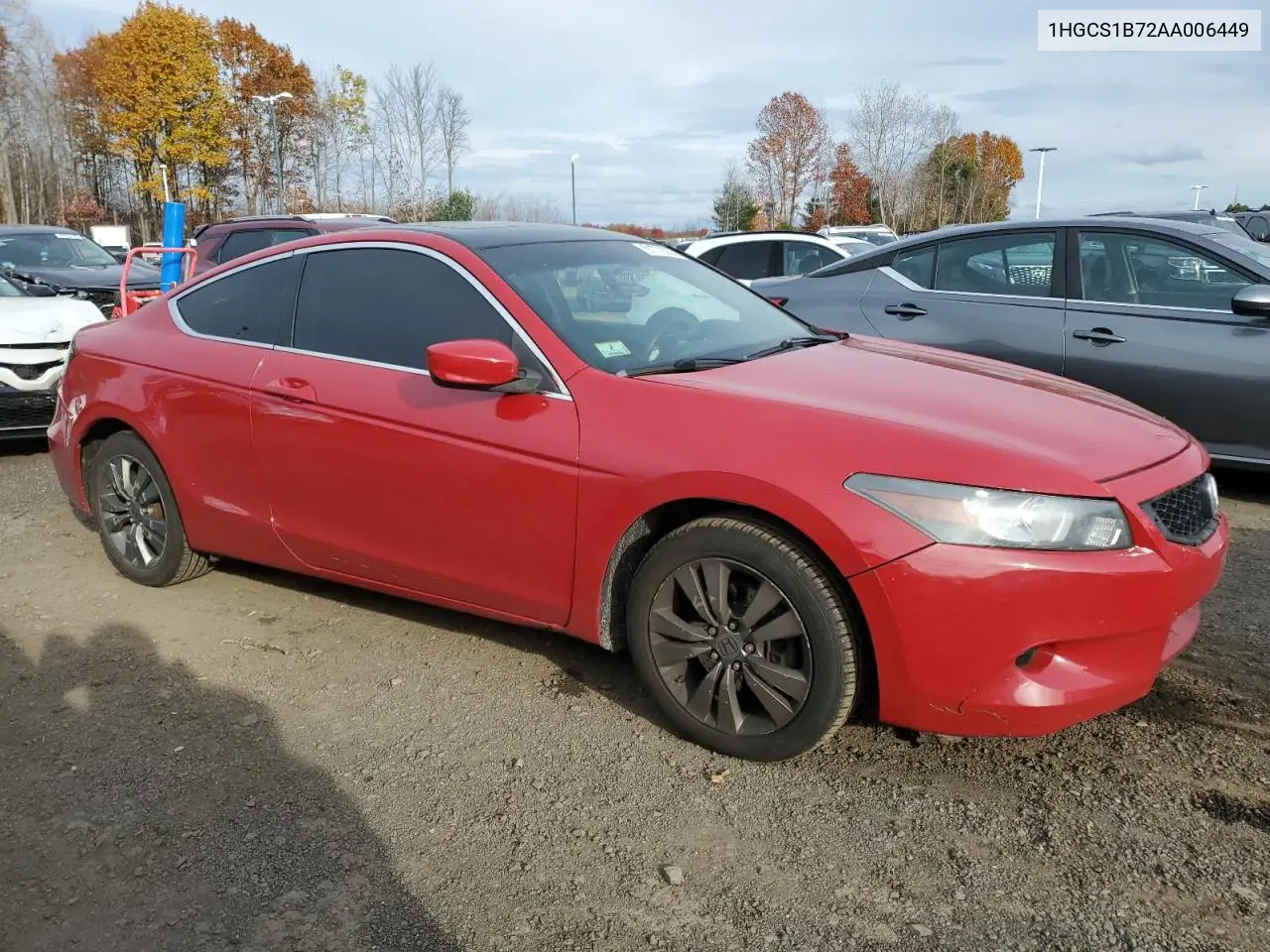 1HGCS1B72AA006449 2010 Honda Accord Ex