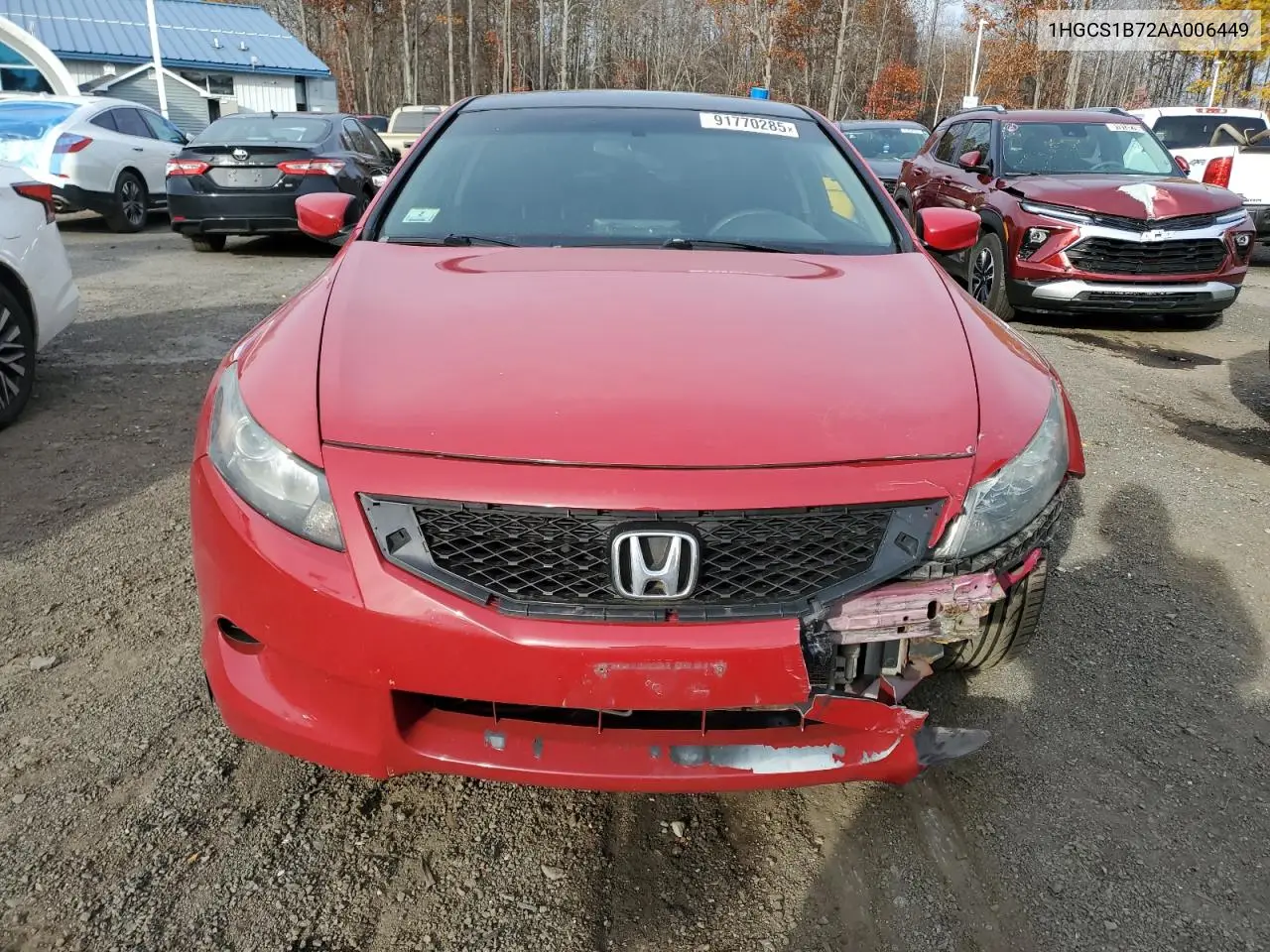 1HGCS1B72AA006449 2010 Honda Accord Ex