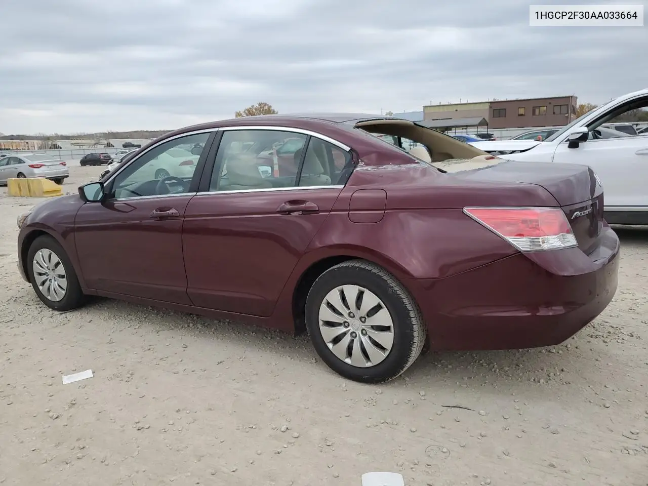1HGCP2F30AA033664 2010 Honda Accord Lx