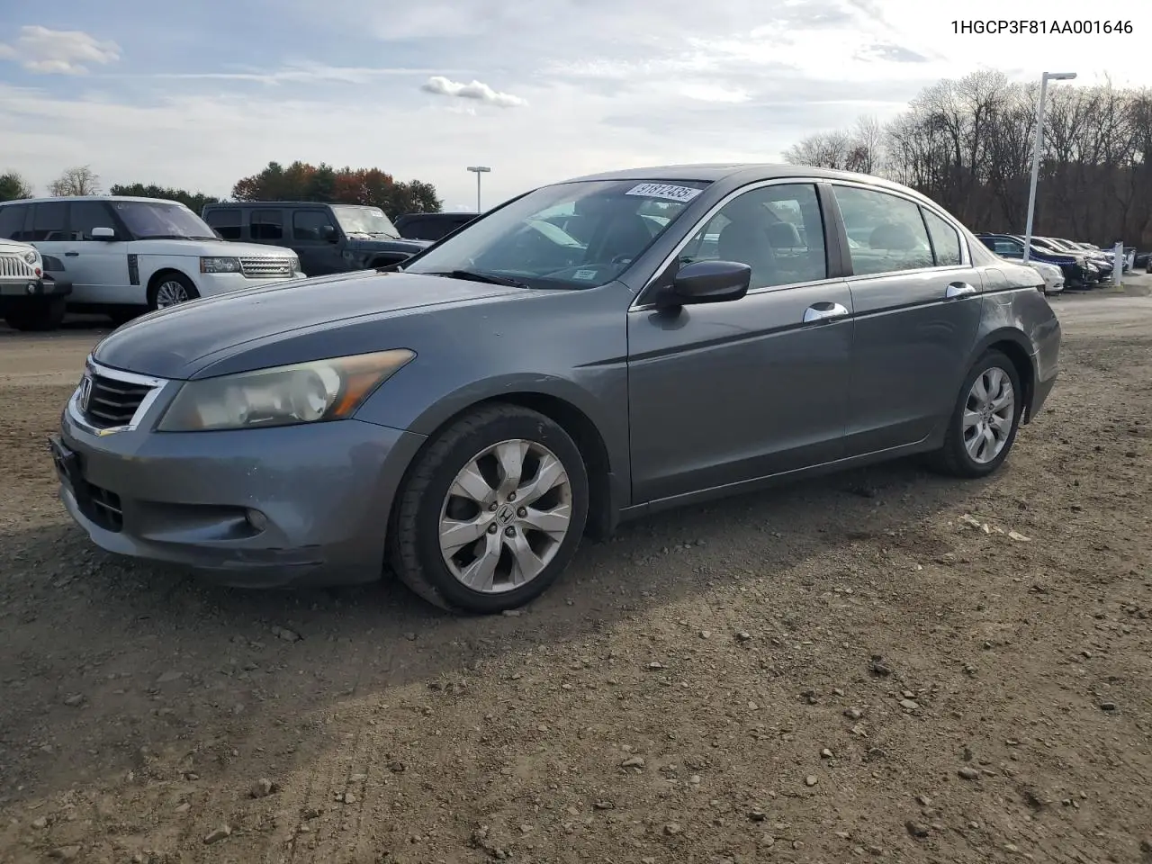 1HGCP3F81AA001646 2010 Honda Accord Exl