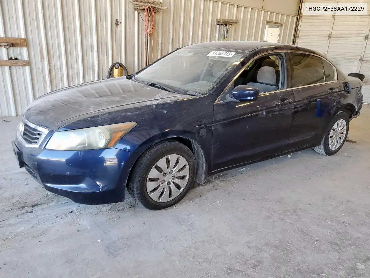 1HGCP2F38AA172229 2010 Honda Accord Lx