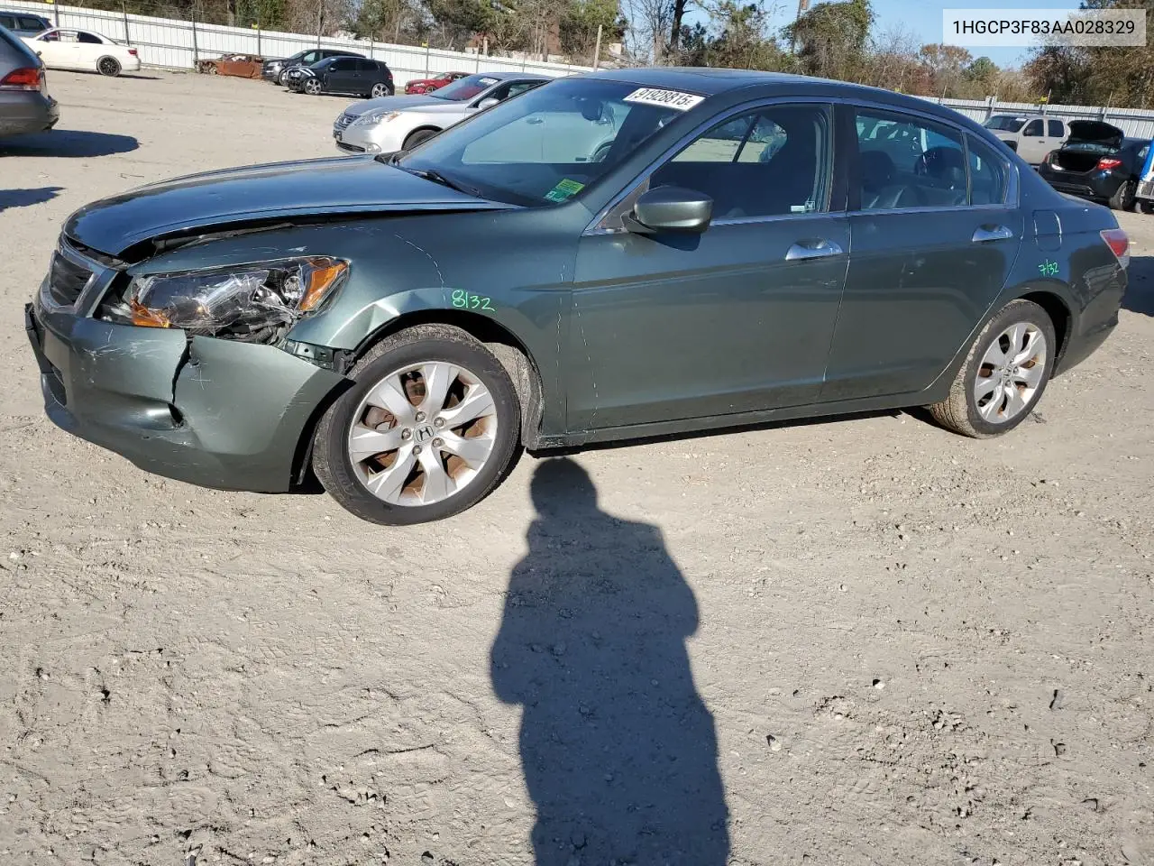 1HGCP3F83AA028329 2010 Honda Accord Exl