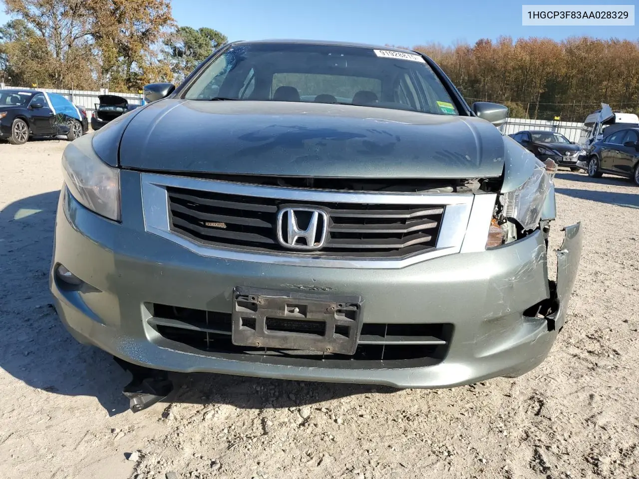1HGCP3F83AA028329 2010 Honda Accord Exl