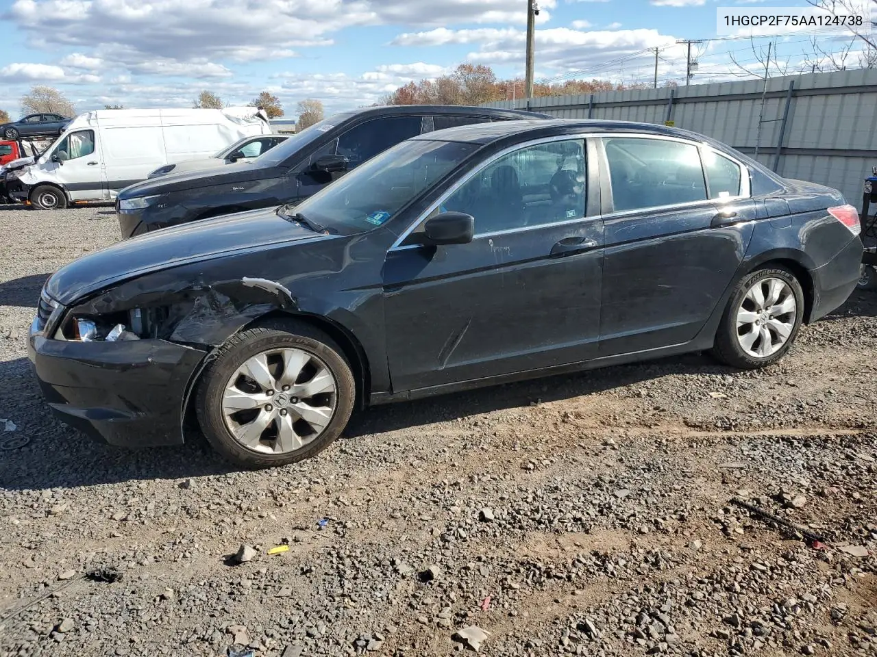 1HGCP2F75AA124738 2010 Honda Accord Ex